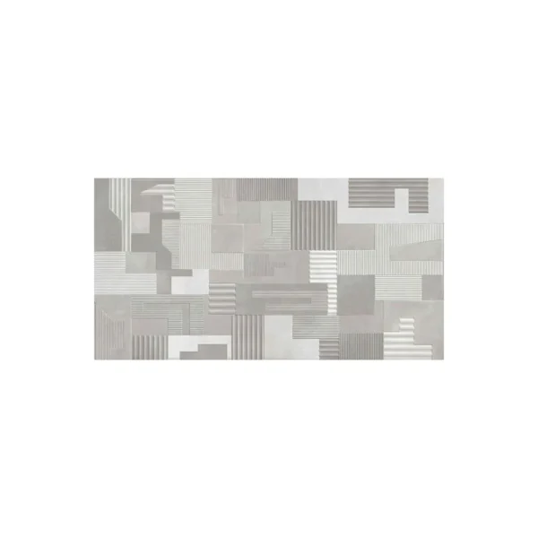 PORCELANATO CASTELO LEEDS DECOR GRAY 70650